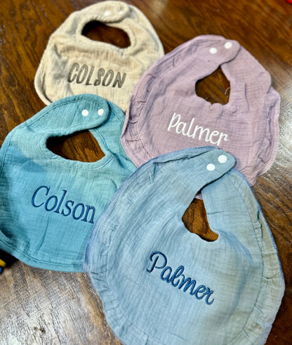 Embroidered Bibs