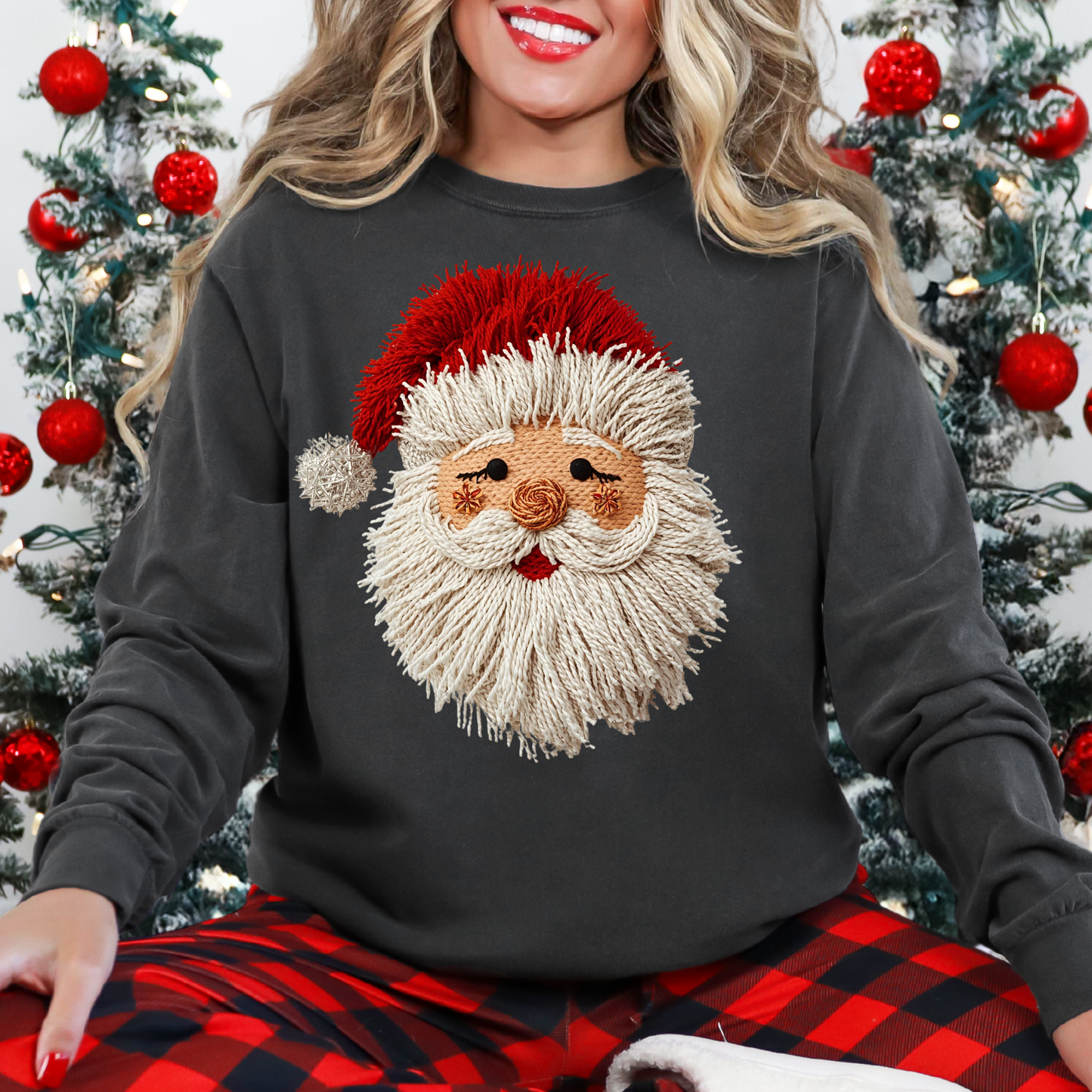 Santa Faux Yarn String