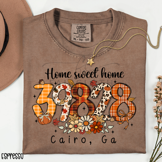 CUSTOM Zipcode Fall Designs