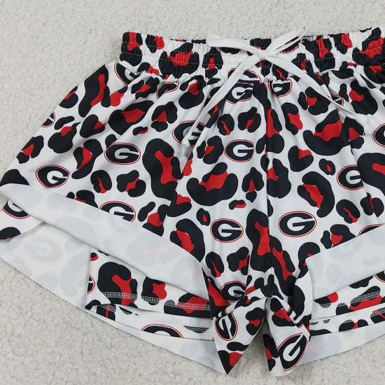 Womens Ga Yoga Ruffle Shorts