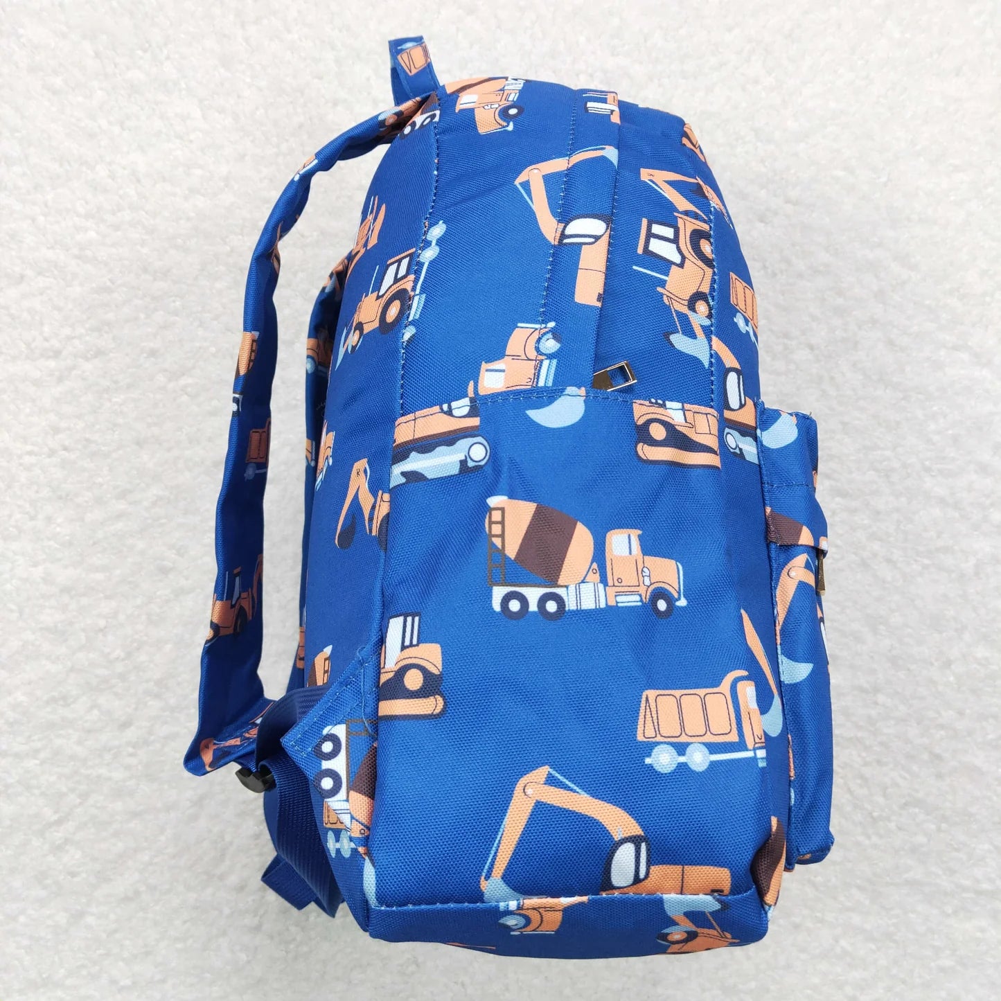 Blue Excavator Bookbag