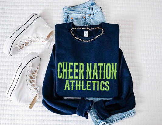 Cheer Nation Embroidered Quarter Zip and Sweatshirts