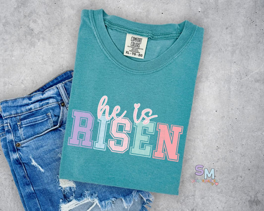 Pastel He is Risen