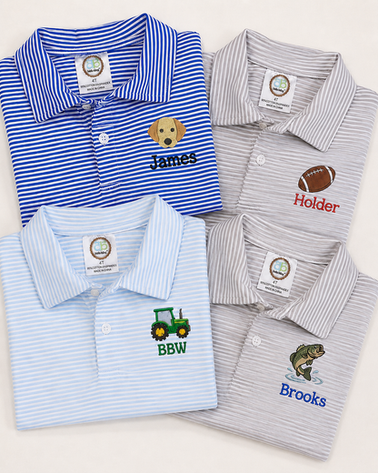 Embroidered Polo and Tees Boys