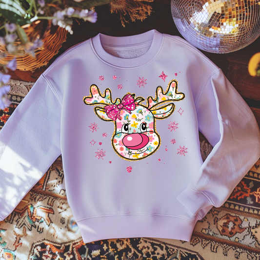 Reindeer with Pink Bow