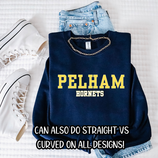 Straight Pelham Hornets (Yellow)