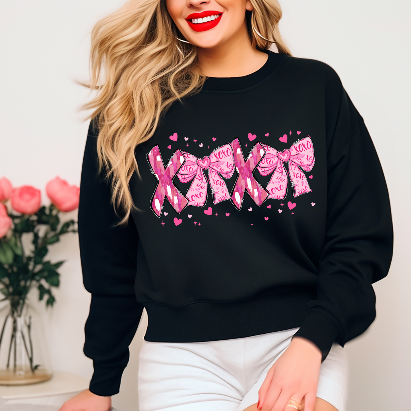 XOXO Pink Bows