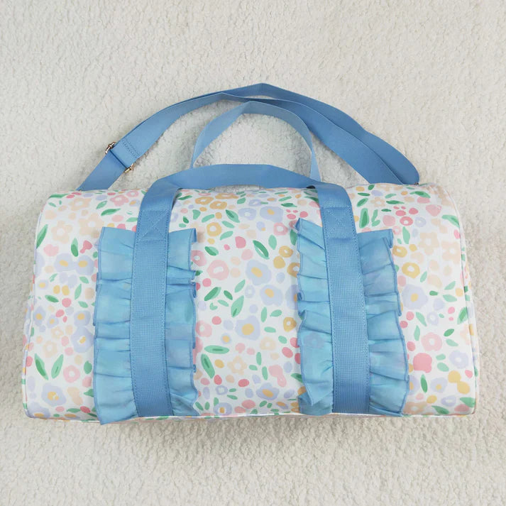 Floral Ruffle Duffel Bags