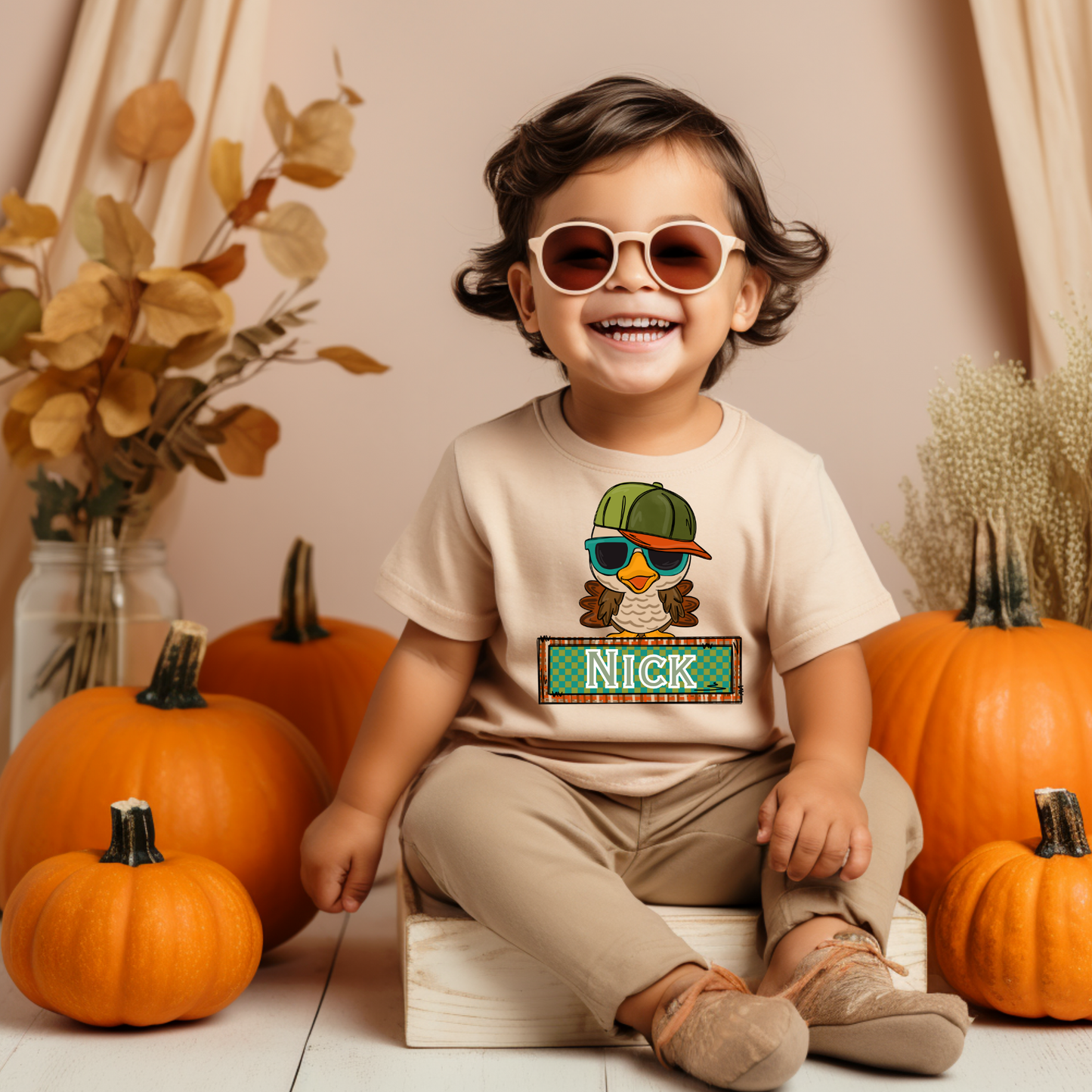 Turkey with Hat and Name