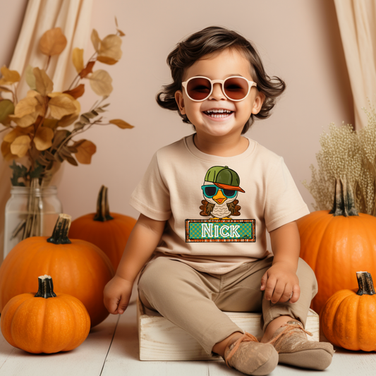 Turkey with Hat and Name