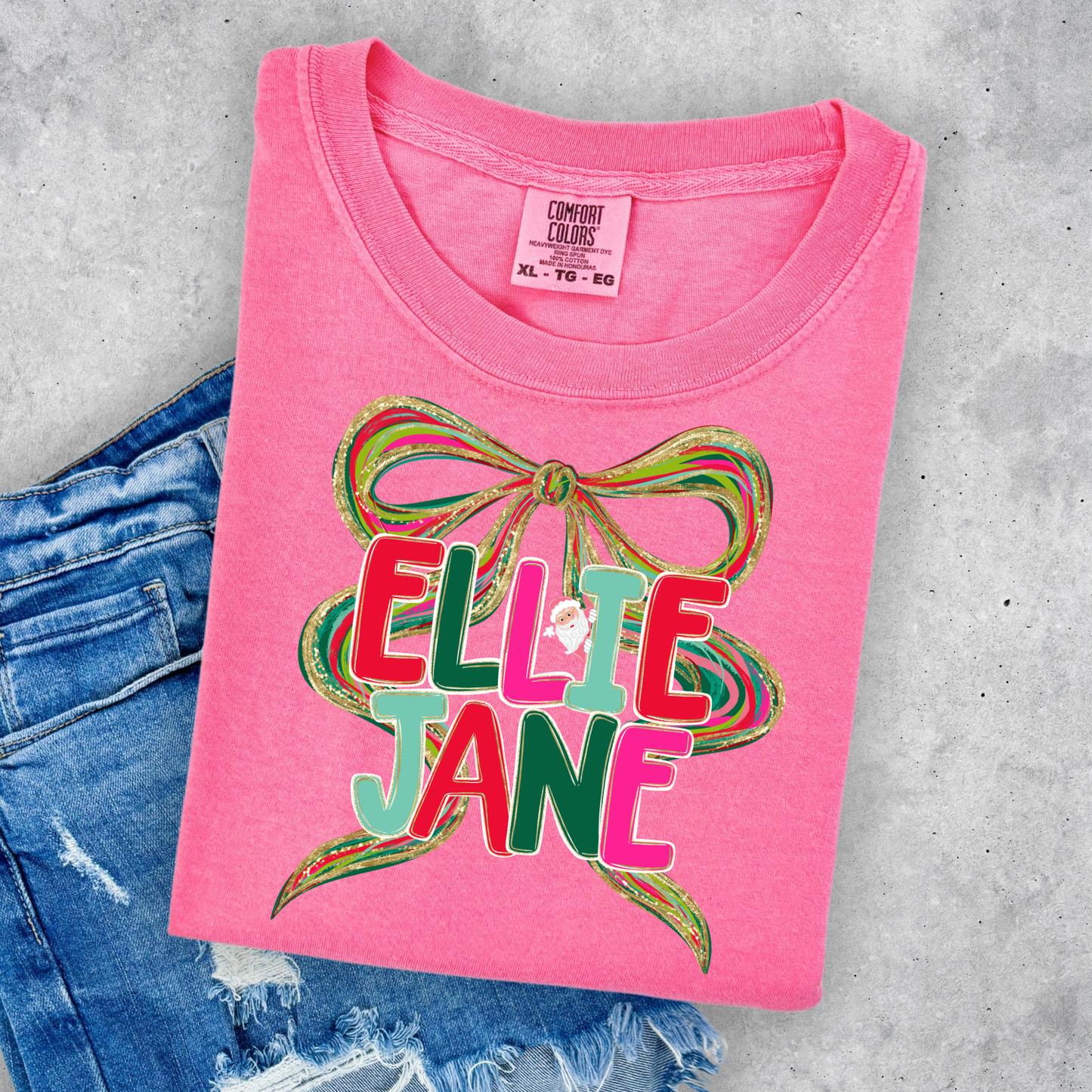 Christmas Watercolor Name