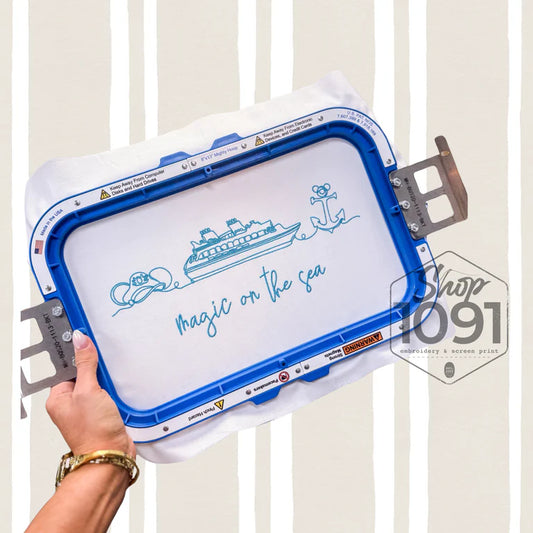 Magic on the Sea Line Art Embroiderd