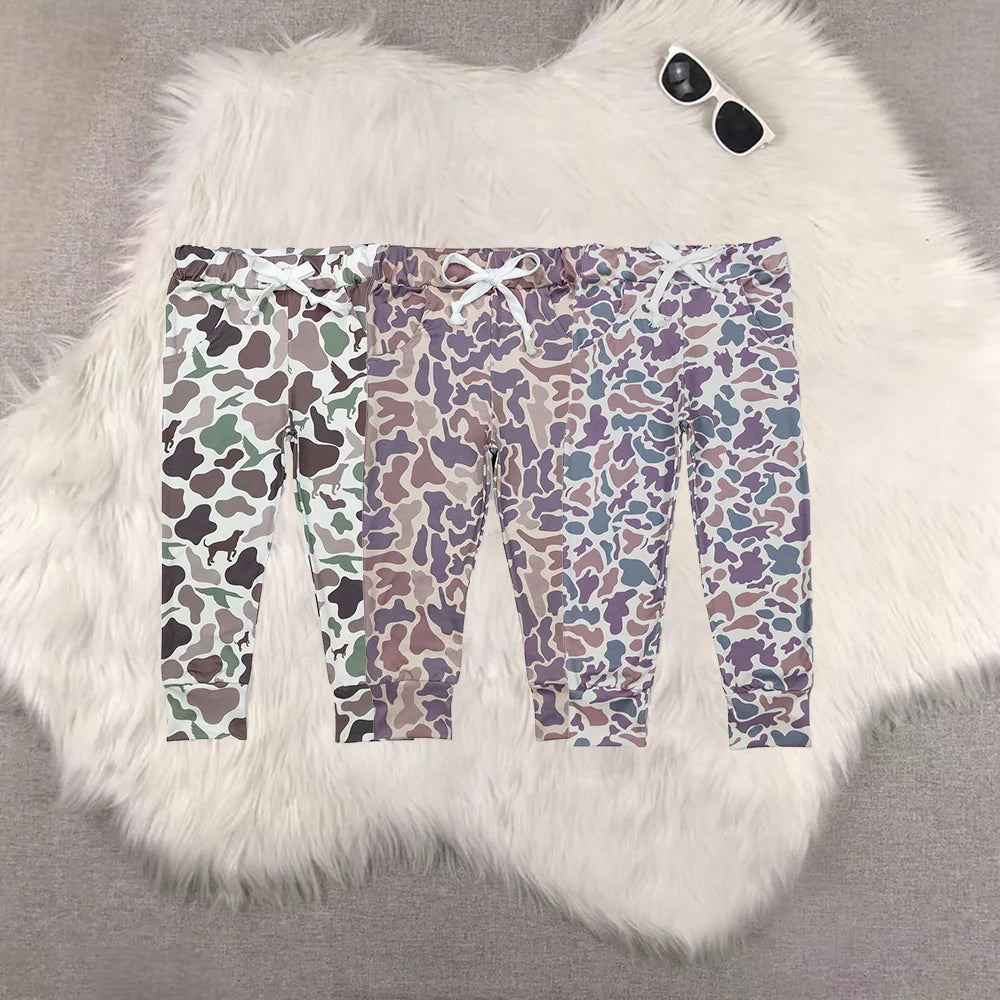 Boy Camo Pants Cuffed