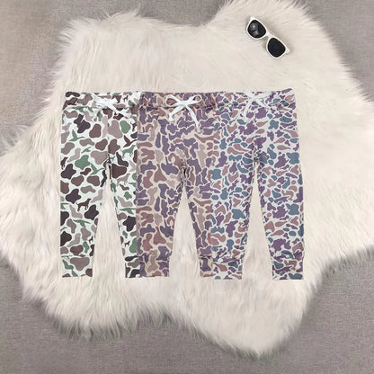 Boy Camo Pants Cuffed