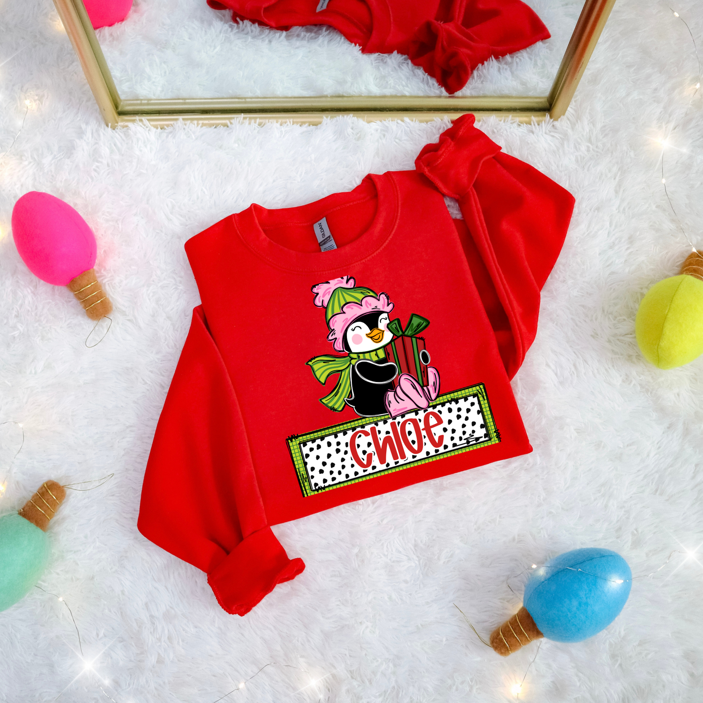 Girl Penguin with Name