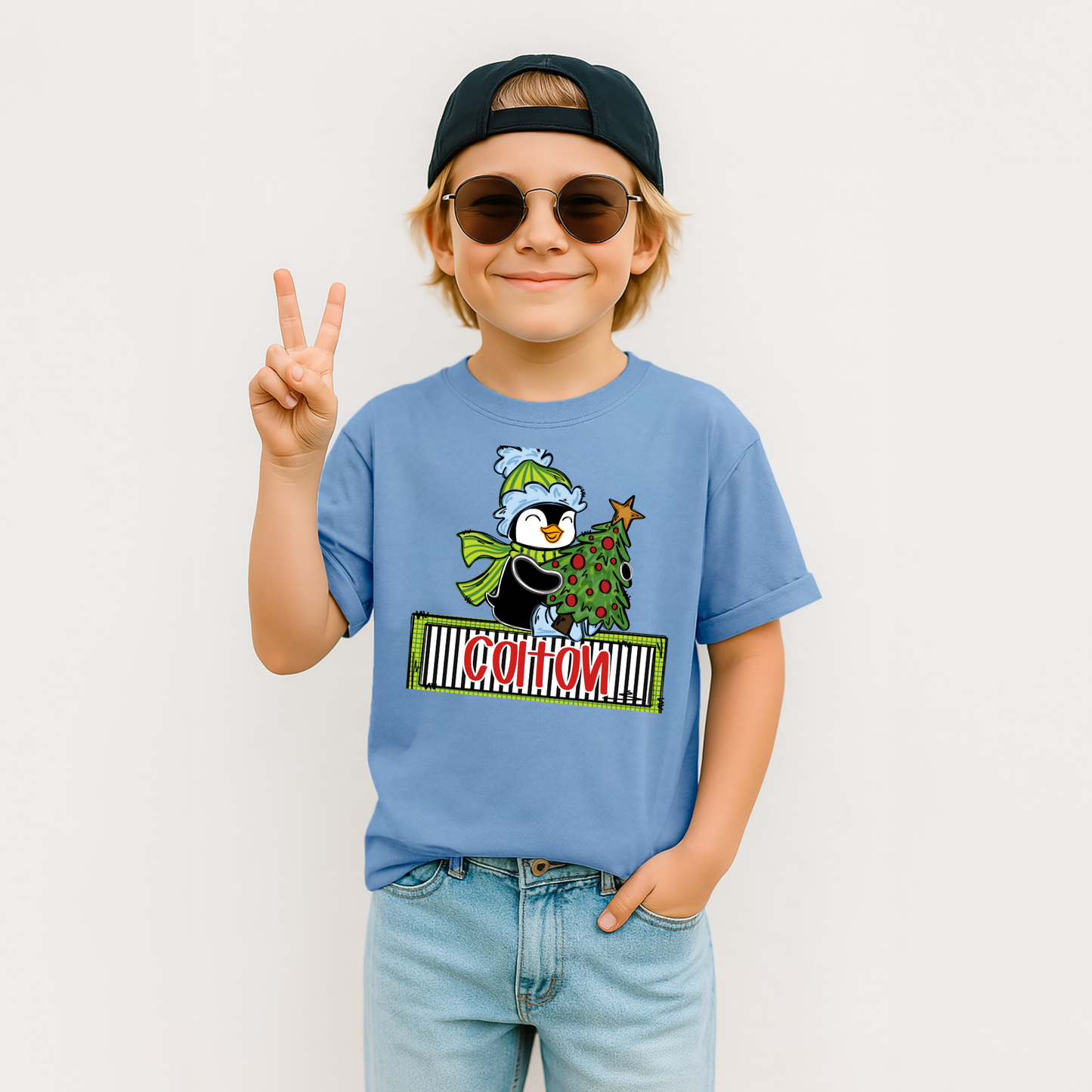 Boy Penguin with Name