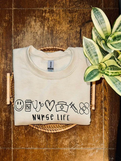 Nurse Life- Embroidered