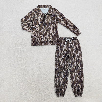 Adult Camo Sets- Quarter Zip Pullover and Joggers