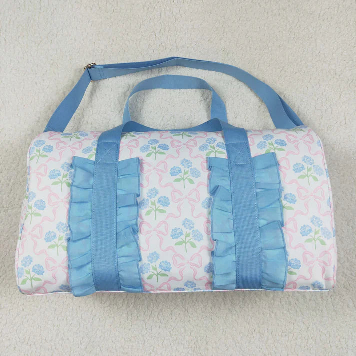 Floral Ruffle Duffel Bags