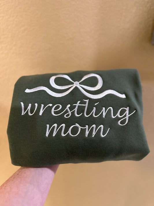 Wrestling Mom with Bow