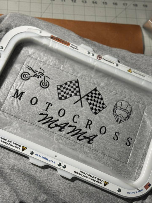 Motocross Embroidery