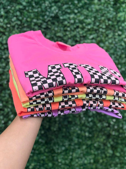 Checkered Mama Customizable