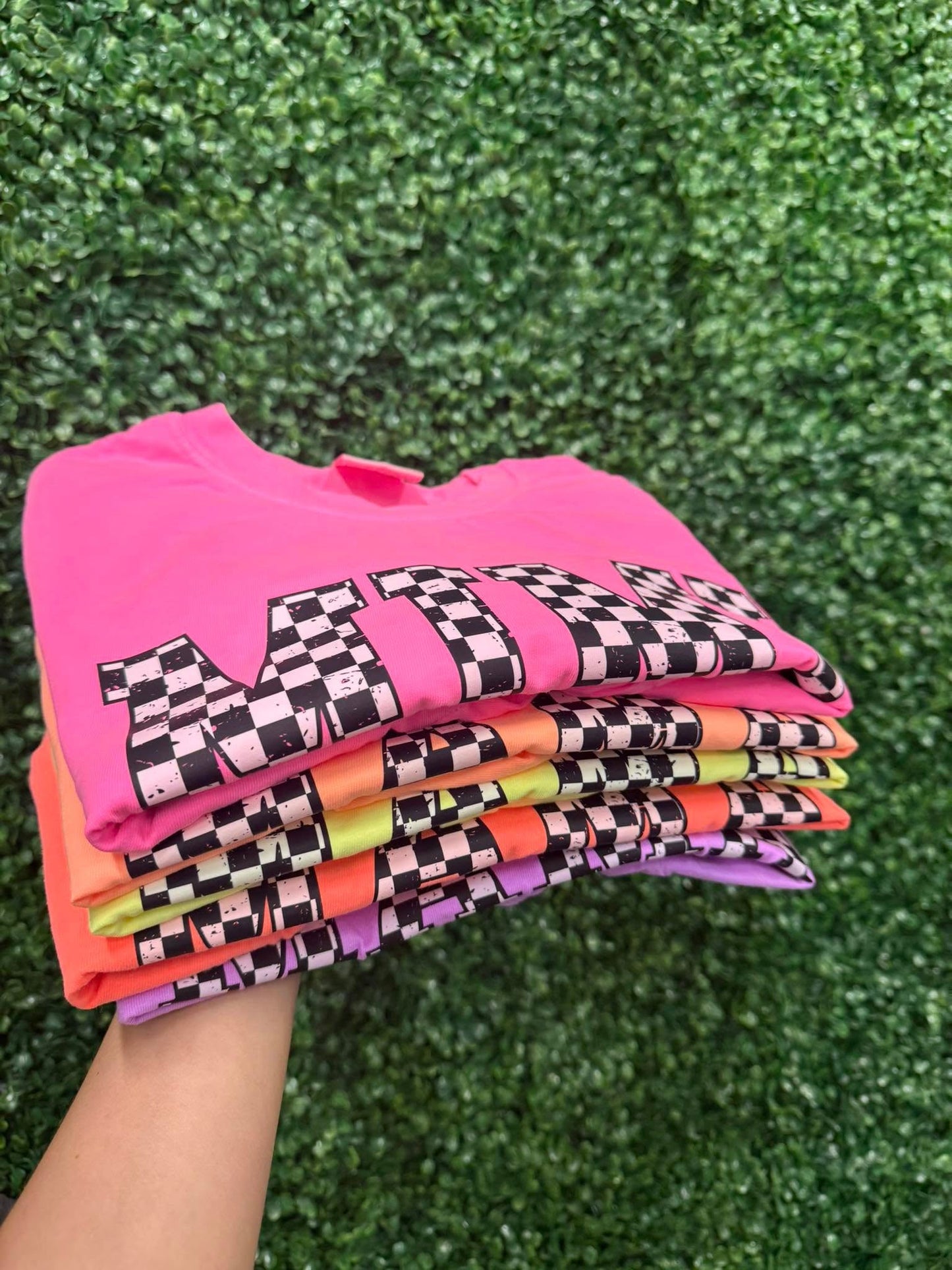 Checkered Mama Customizable