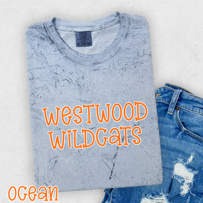 Westwood Wildcats Pop Name with Outline
