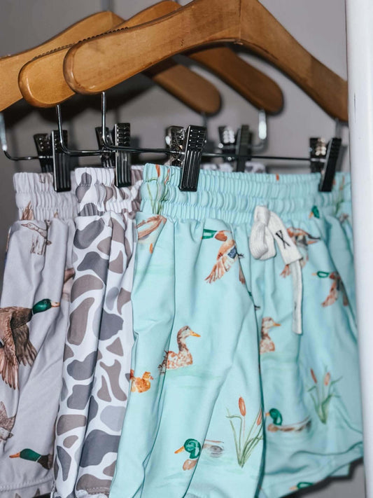 Boys Duck and Camo Shorts