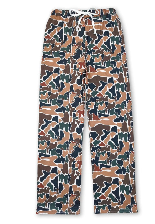 Old School Duck Camo Mens PJ Pants