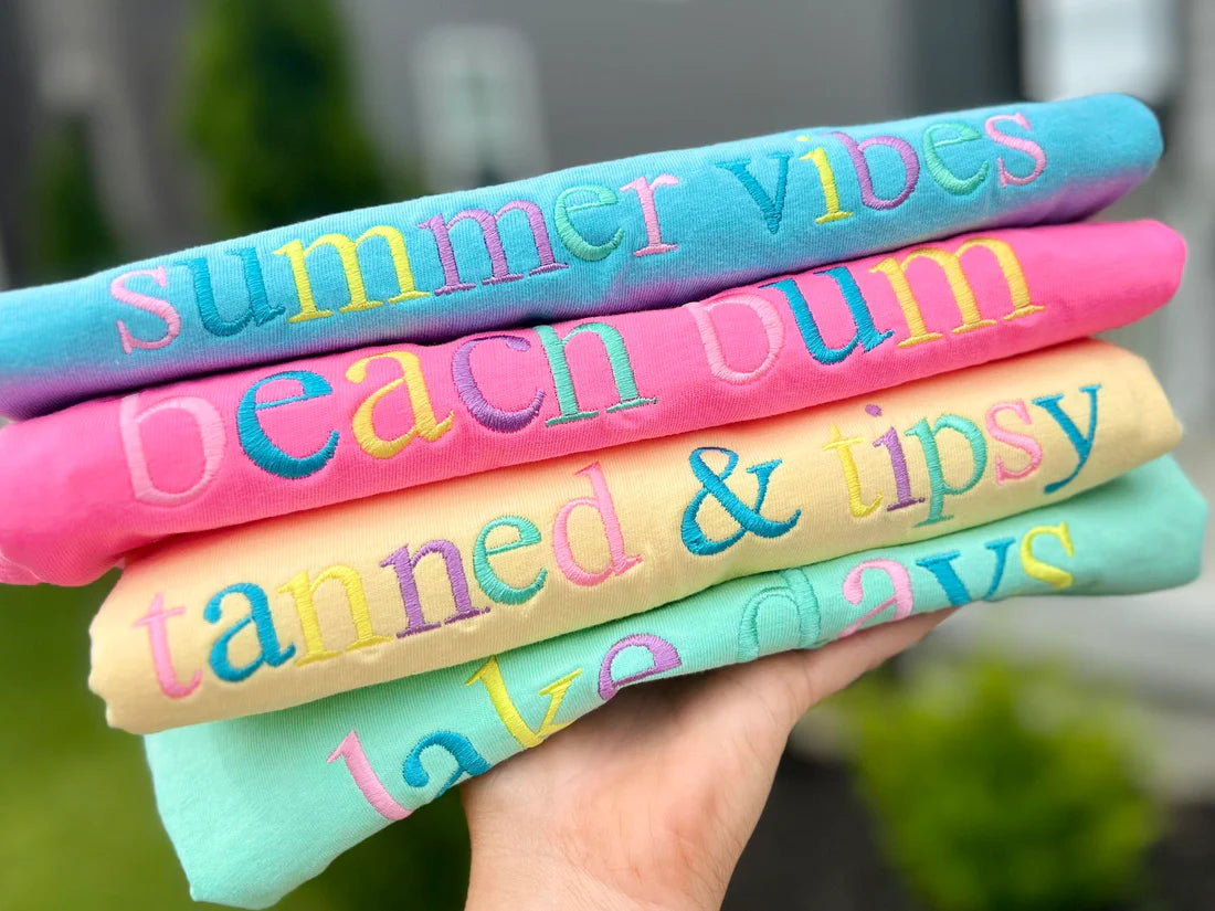 Embroidered Times Roman Sayings - Adult & Youth