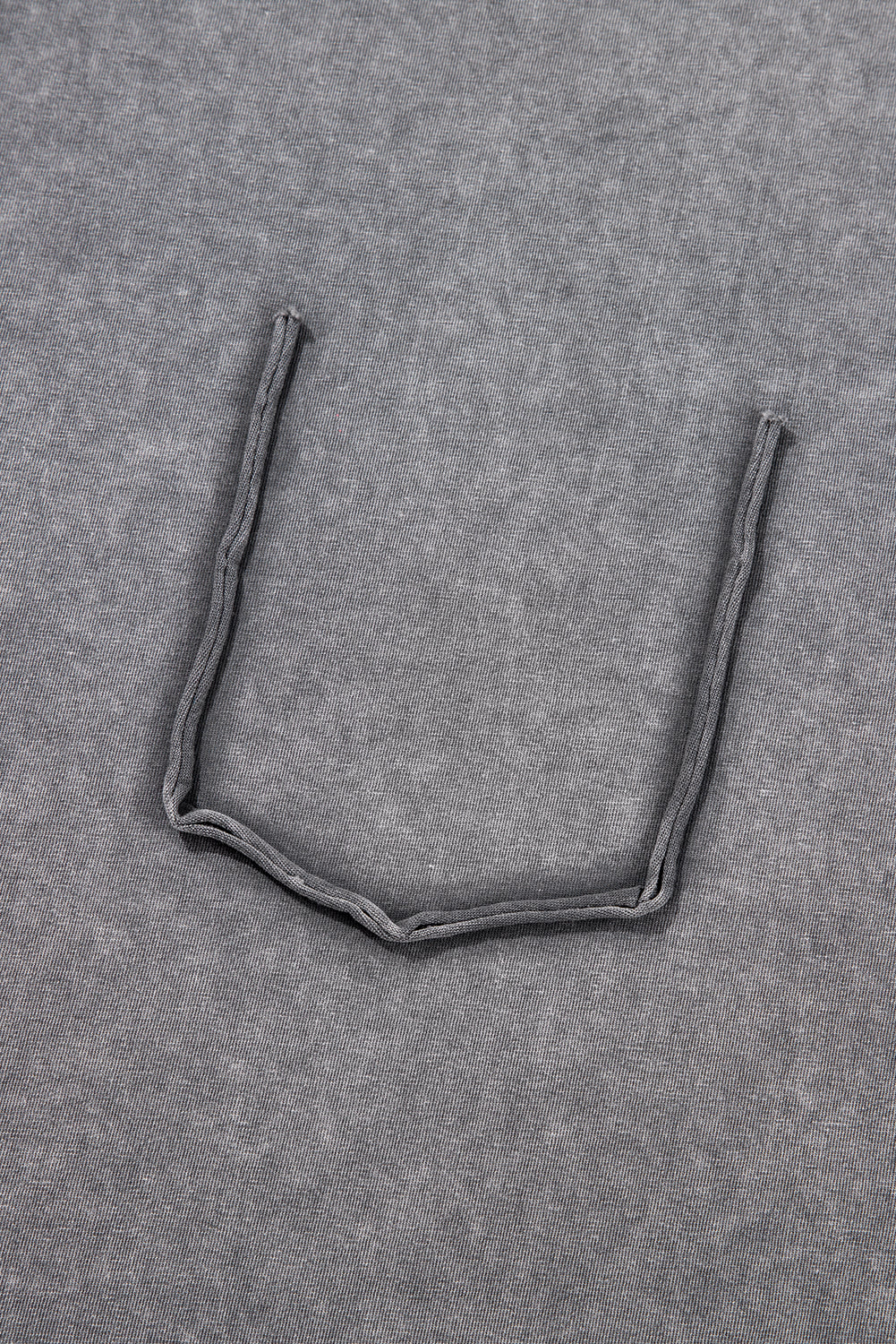 Philippine Gray Mineral Wash Half Sleeve Boyfriend Vintage T Shirt