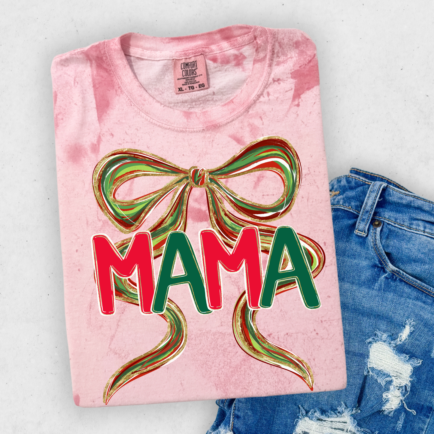 Christmas Watercolor Name