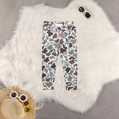 Boy Camo Pants Cuffed