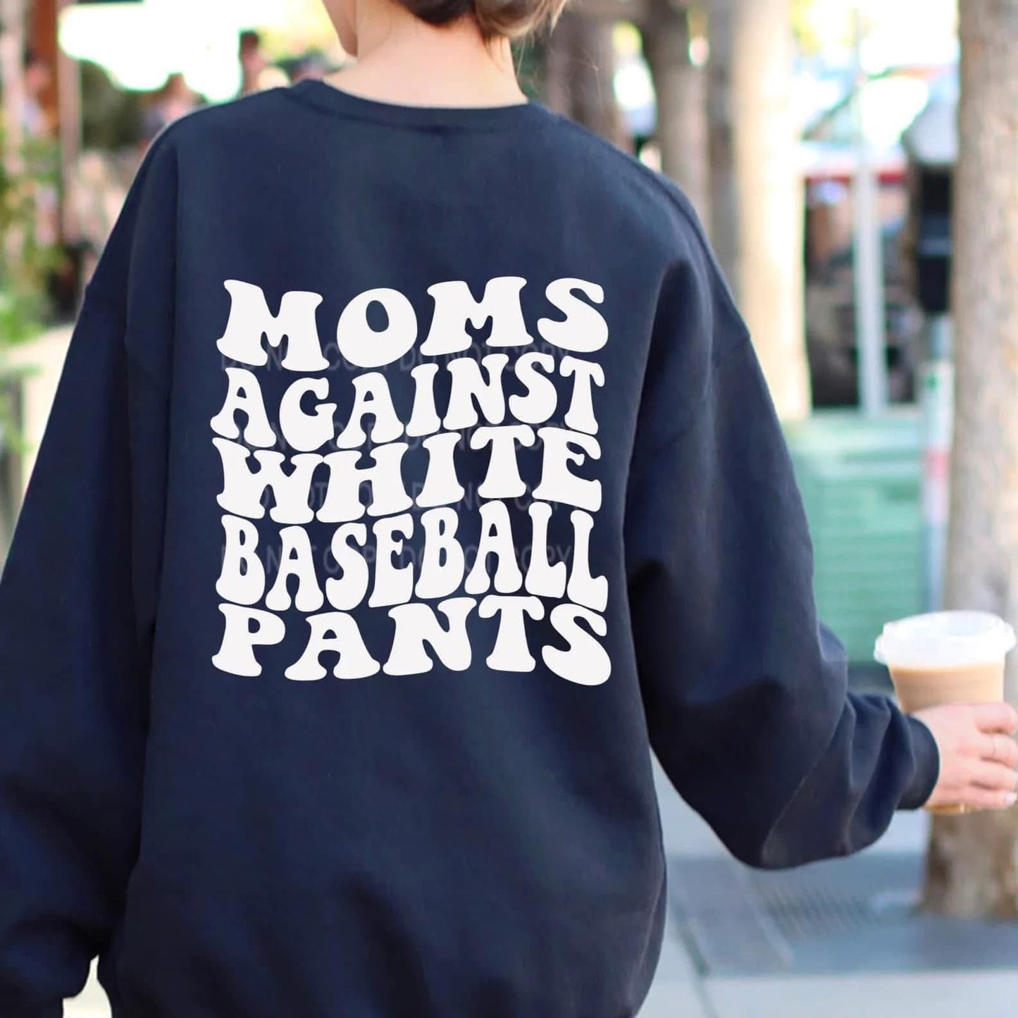 Mom Against Baseball Pants- Groovy