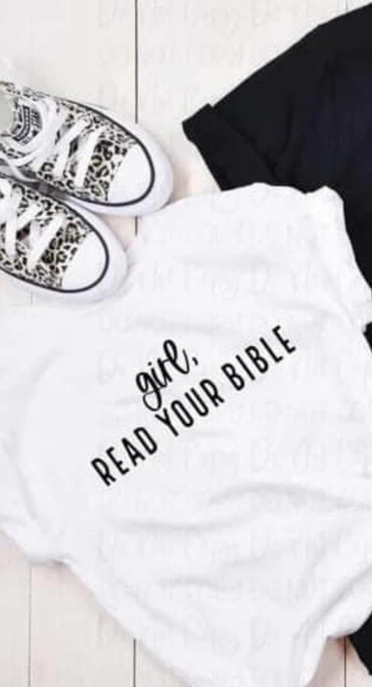 Girl Read Your Bible (black)