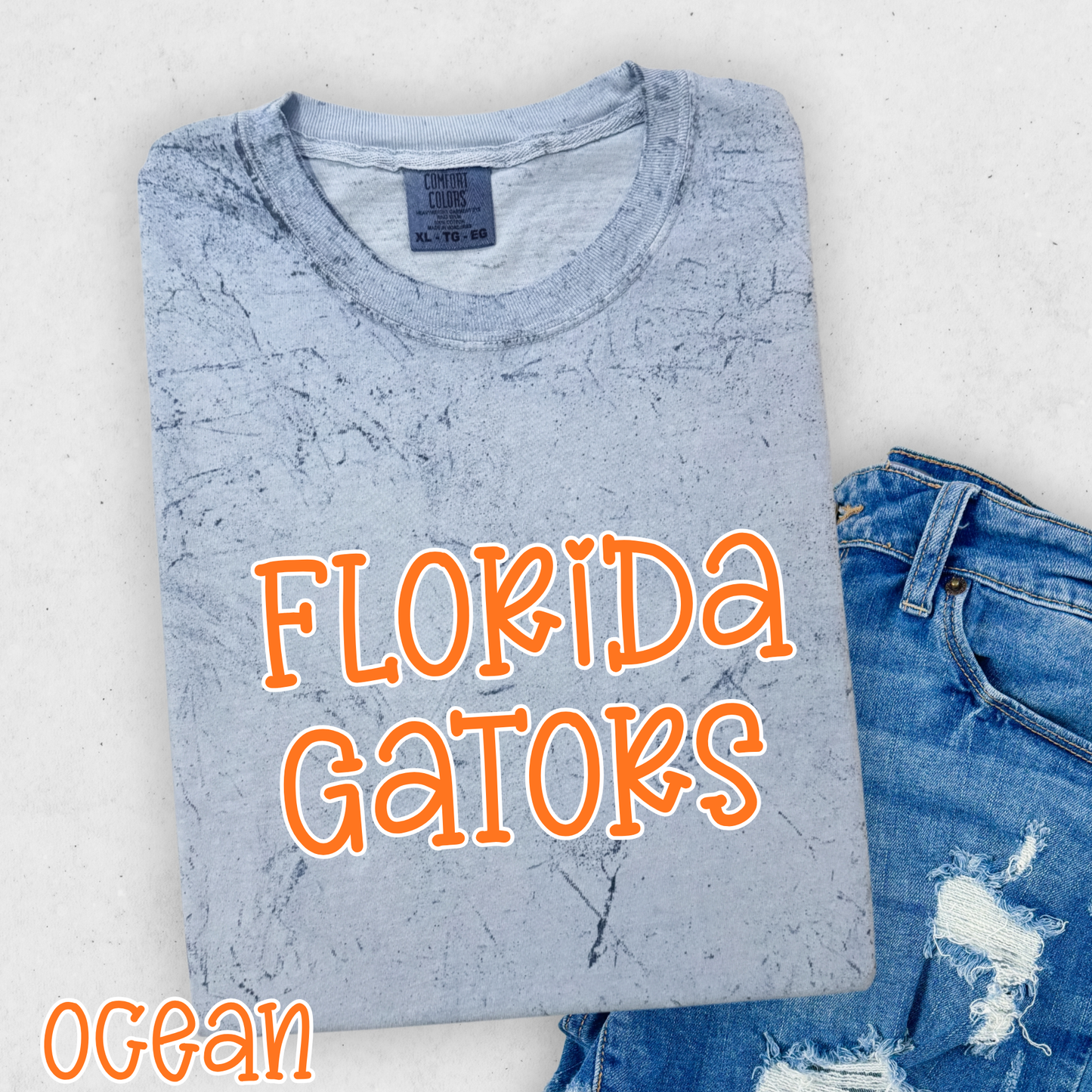 Florida Gators Pop Name with Outline