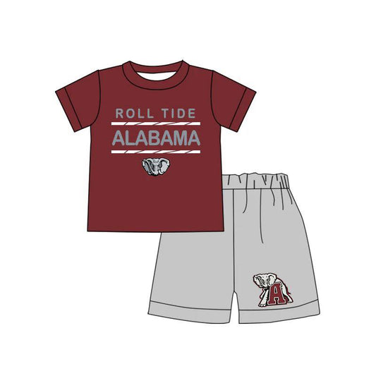 Elephant Grey Shorts Set
