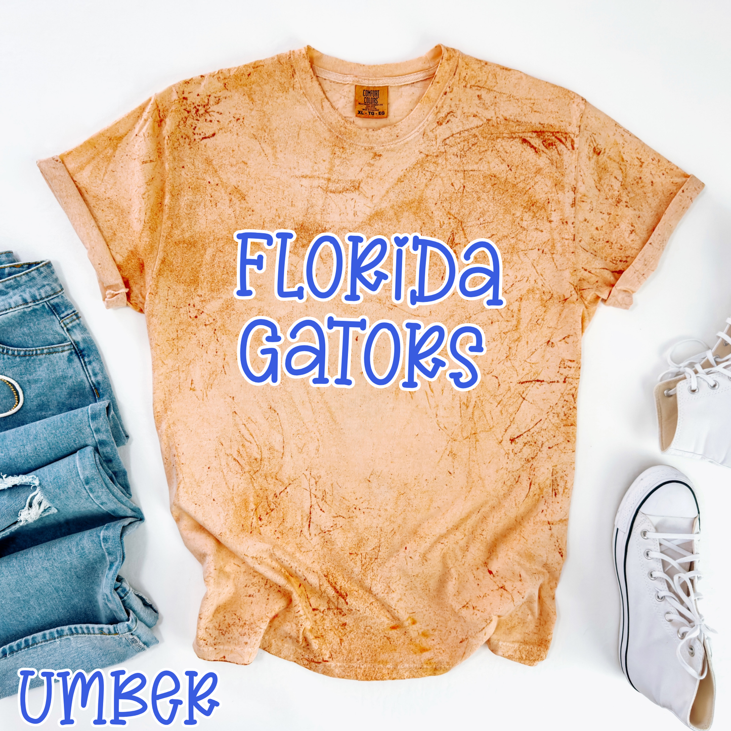 Florida Gators Pop Name with Outline