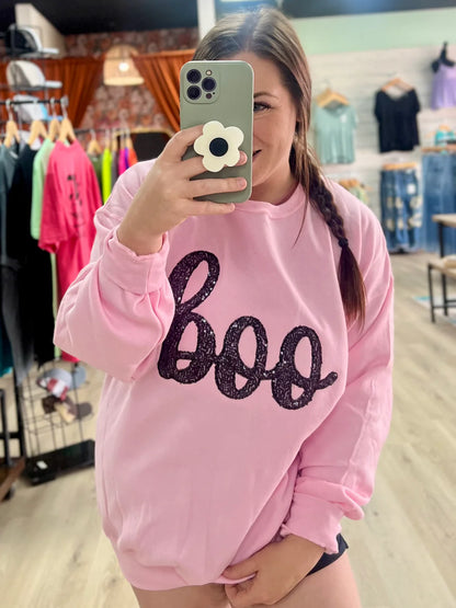 Boo Embroidered Applique