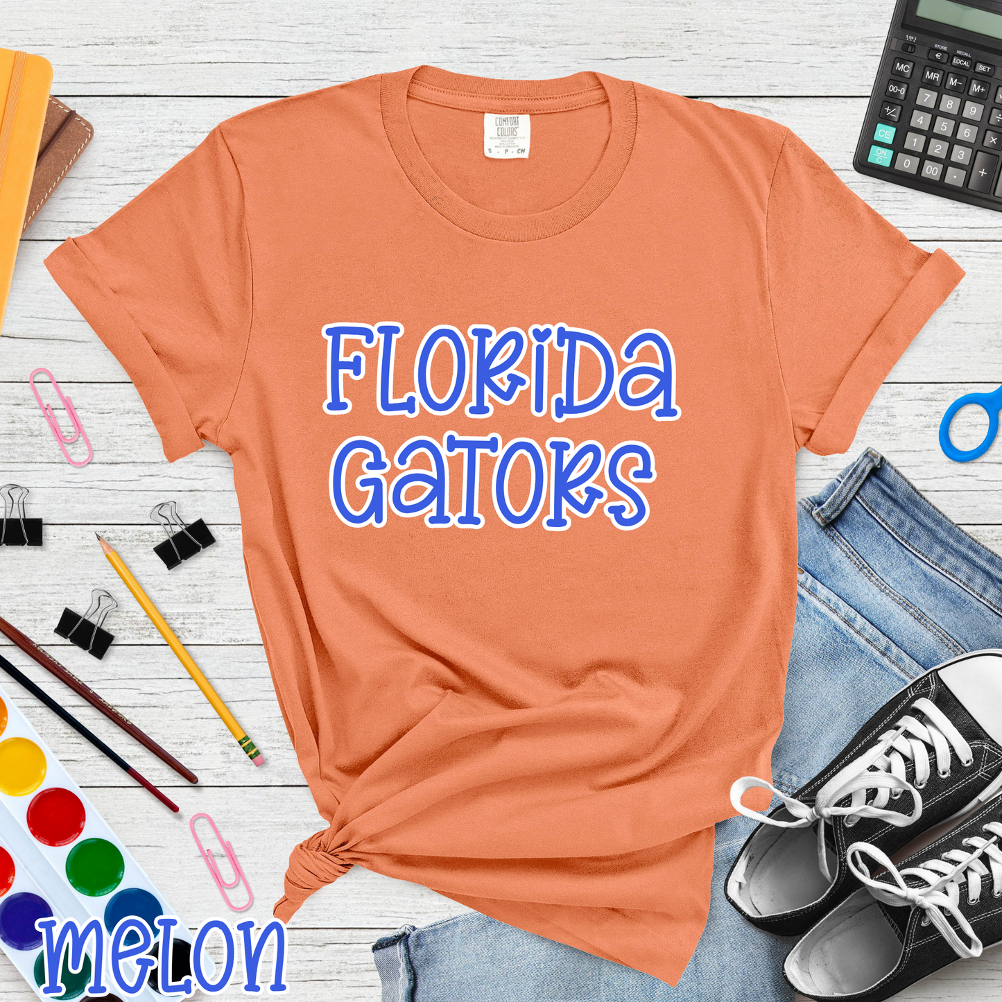 Florida Gators Pop Name with Outline