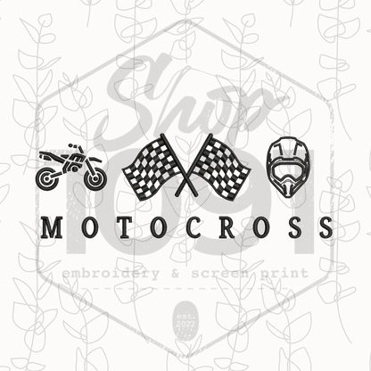 Motocross Embroidery