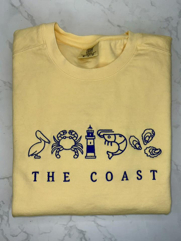 The Coast Embroidered