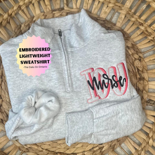 ICU Nurse Puff POCKET SIZE Embroidered