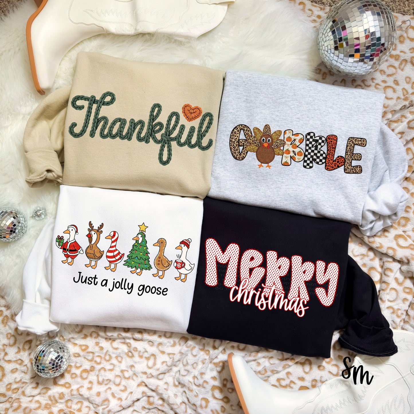 Gobble with leopard and Checkered