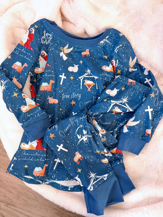 Nativity Scene 2 pc PJ Set