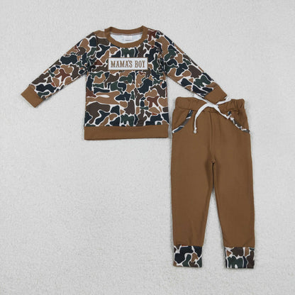 Boy Camo Jogger Sets