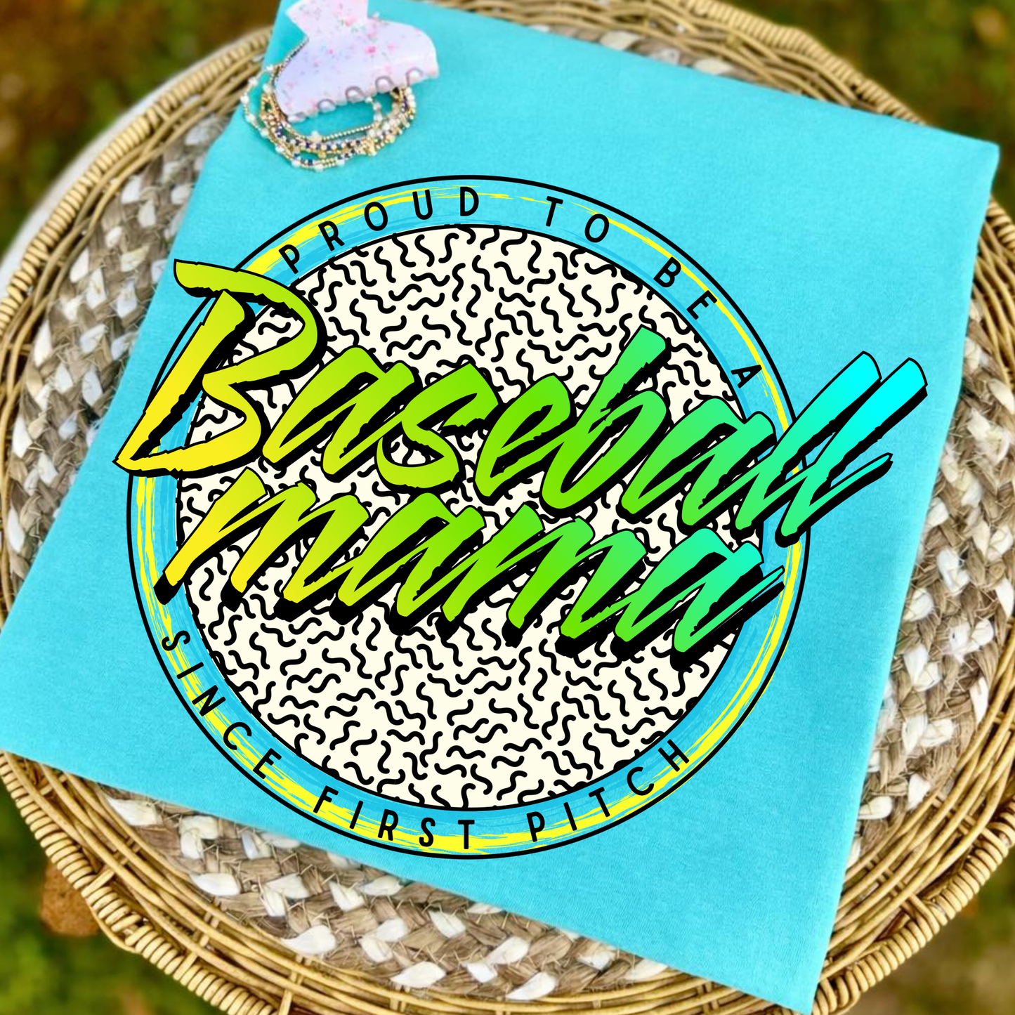 Retro Baseball Mama Tees