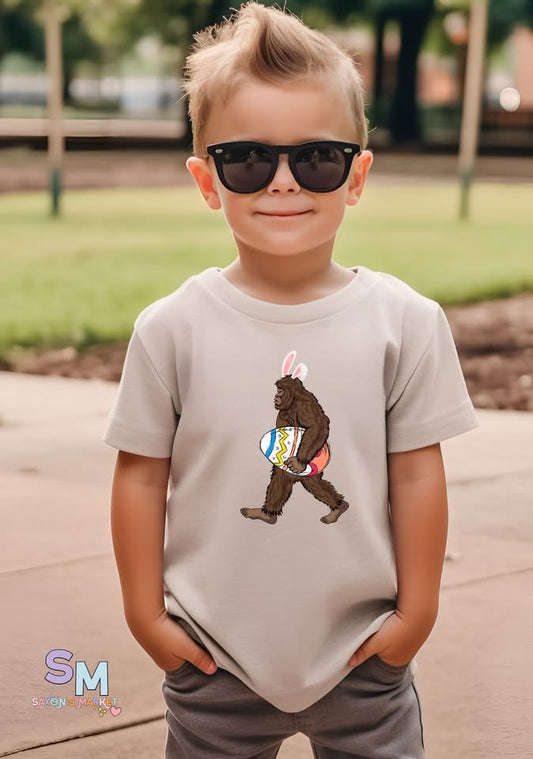 Sasquatch Holding Egg