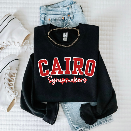 Curved Cairo- Cursive Syrupmakers